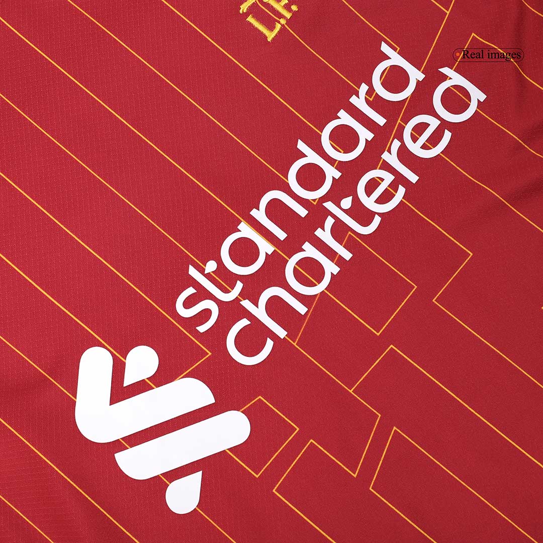 Camiseta de fútbol local del Liverpool roja - CAMPEONES 24/25