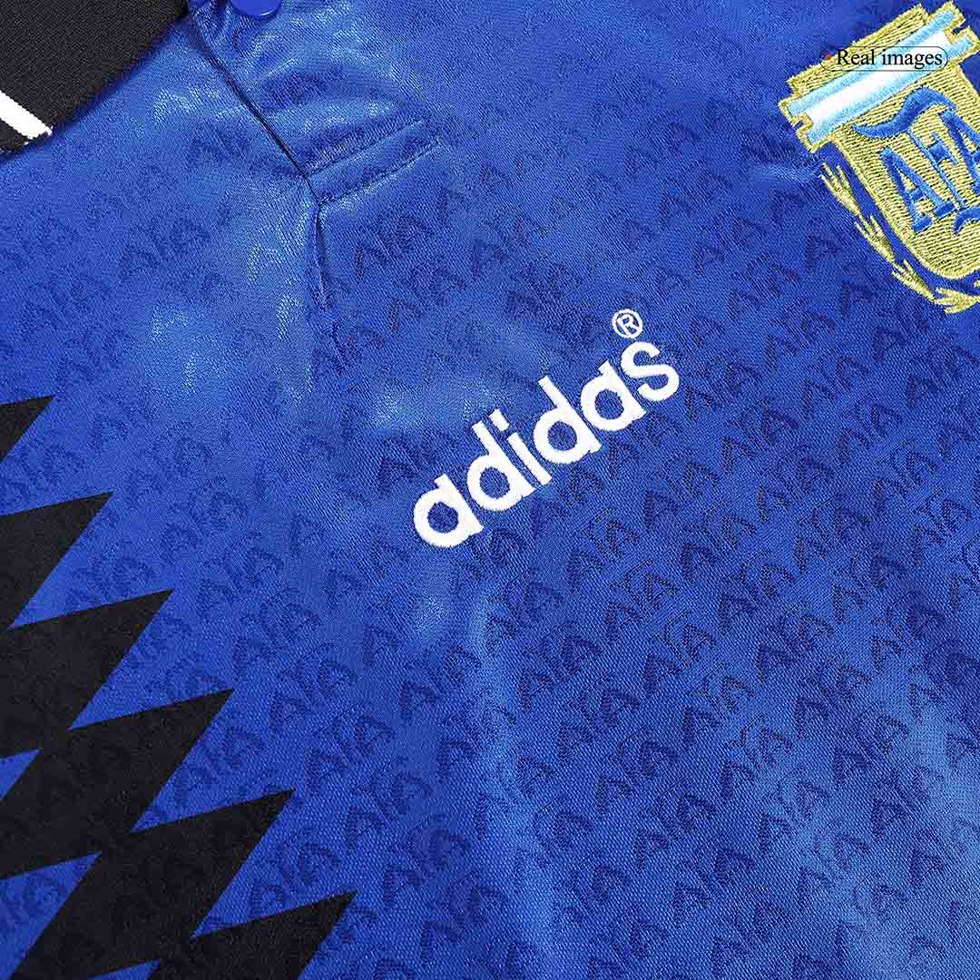 Camiseta de fútbol retro de visitante de Argentina n.° 10 de 1994