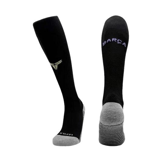 Calcetines de visitante del Barcelona para niños 25/26, negros