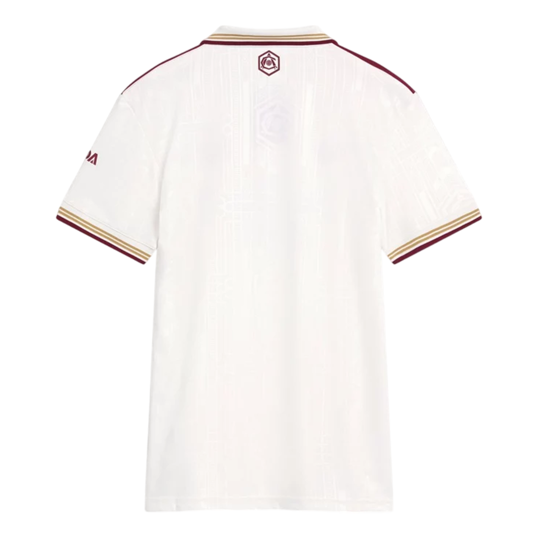 Camiseta de fútbol visitante del Arsenal para mujer 2025/26