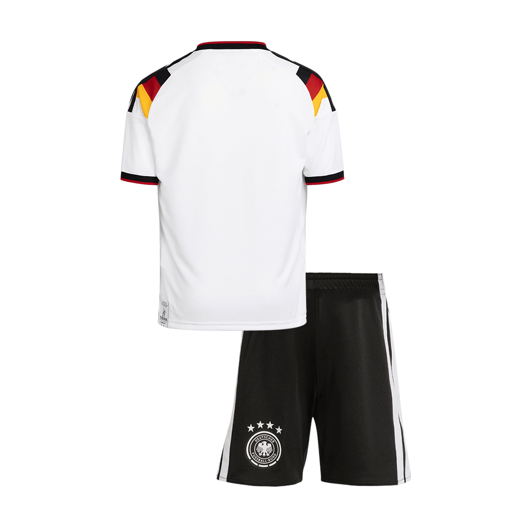 Kit de fútbol local de Alemania para niños (camiseta y pantalón corto) 2026