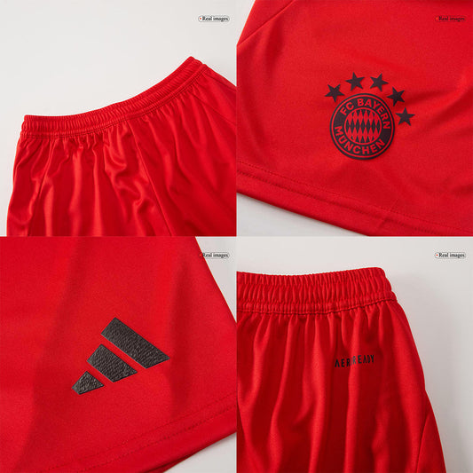 Kit de fútbol local del Bayern Múnich para niño (camiseta y pantalones cortos), color rojo