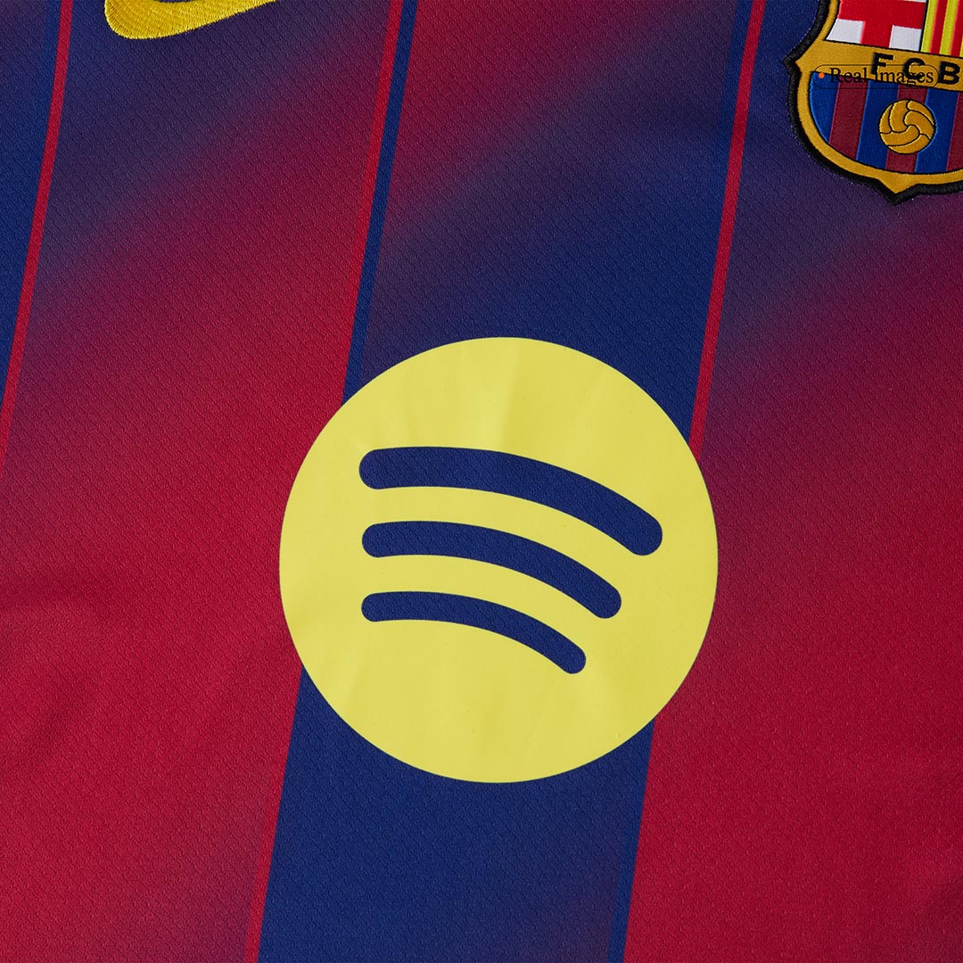Camiseta de fútbol local CUBARSÍ #2 del Barcelona 2025/26 roja y azul - UCL