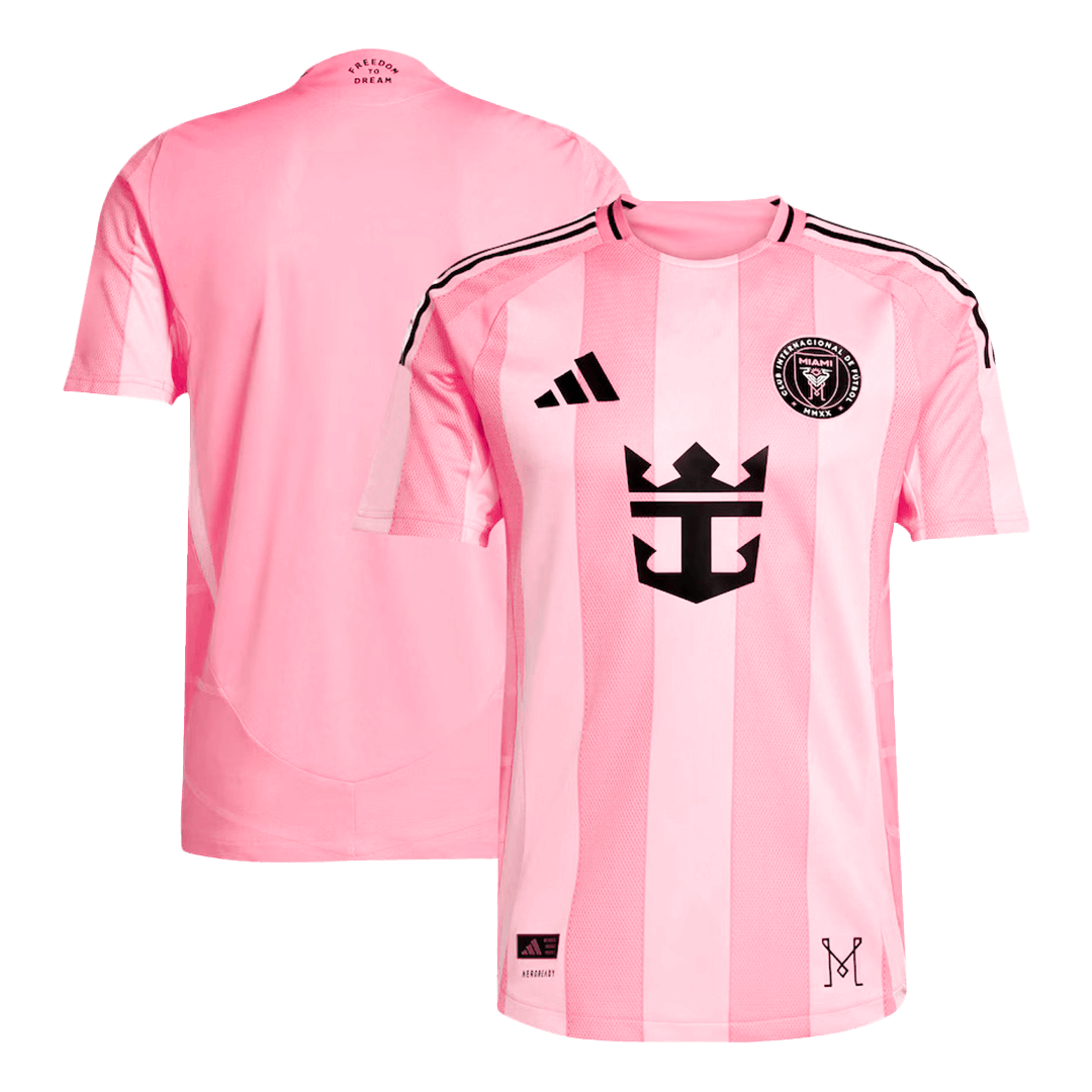 Camiseta de fútbol local auténtica del Inter Miami CF 2025, rosa