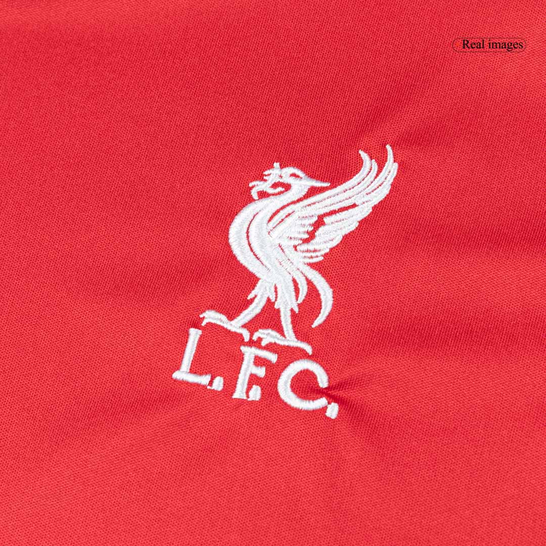 Kit de camiseta de fútbol local del Liverpool para niños (camiseta, pantalón corto y calcetines) 2025/26