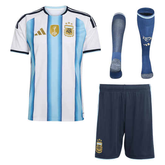 Equipación de local de la selección hombre de Argentina (camiseta + pantalón corto + calcetines) para el Mundial 2026