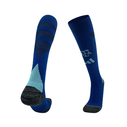 Kit de camiseta de visitante de Argentina para niños (camiseta, pantalón corto y medias) para la Copa América 2024