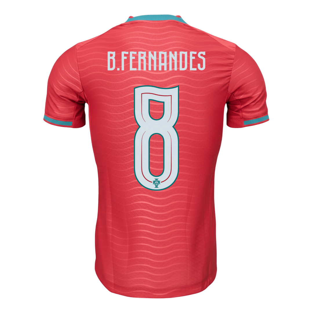Camiseta de fútbol local auténtica de B.FERNANDES #8 de Portugal 2026
