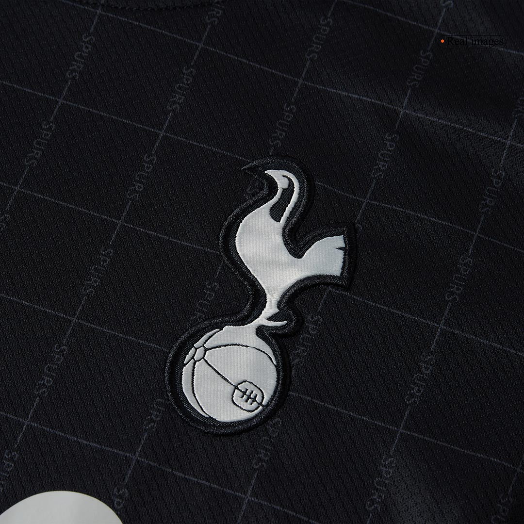 Camiseta de visitante XAVI #7 del Tottenham Hotspur 2025/26, negra - UCL
