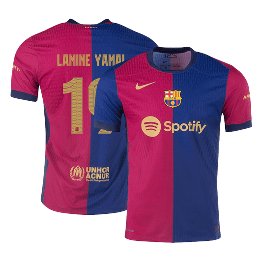 Camiseta de fútbol local del Barcelona 2024/25 de LAMINE YAMAL #19 - UCL