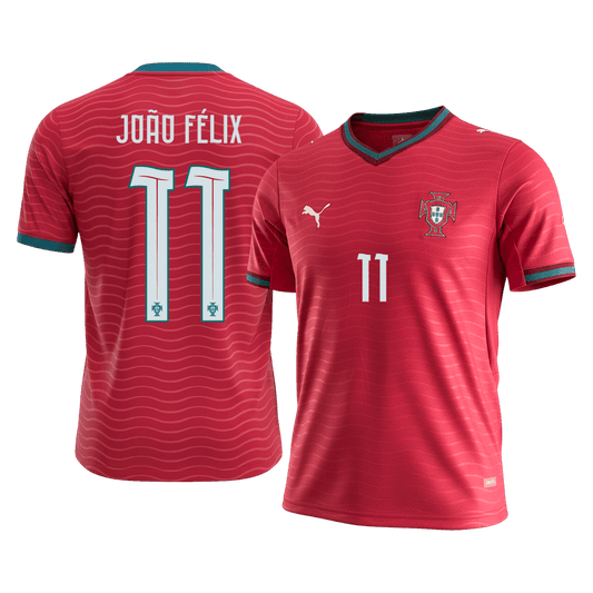 JOÃO FÉLIX #11 Camiseta Portugal Primera Equipación Mundial 2026 Rojo
