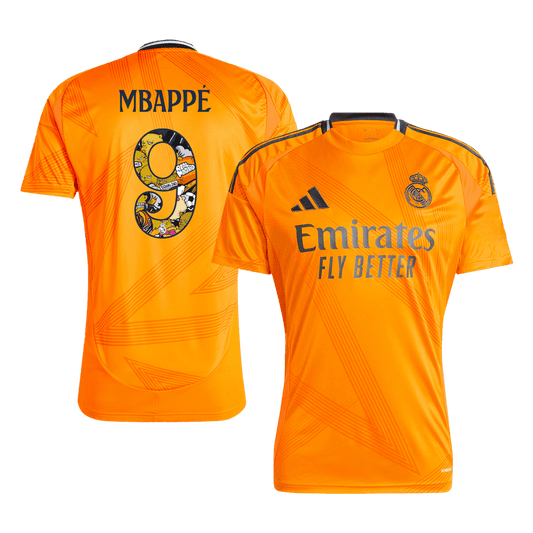 Camiseta de visitante del Real Madrid MBAPPÉ #9 - Fuente Bear Champ