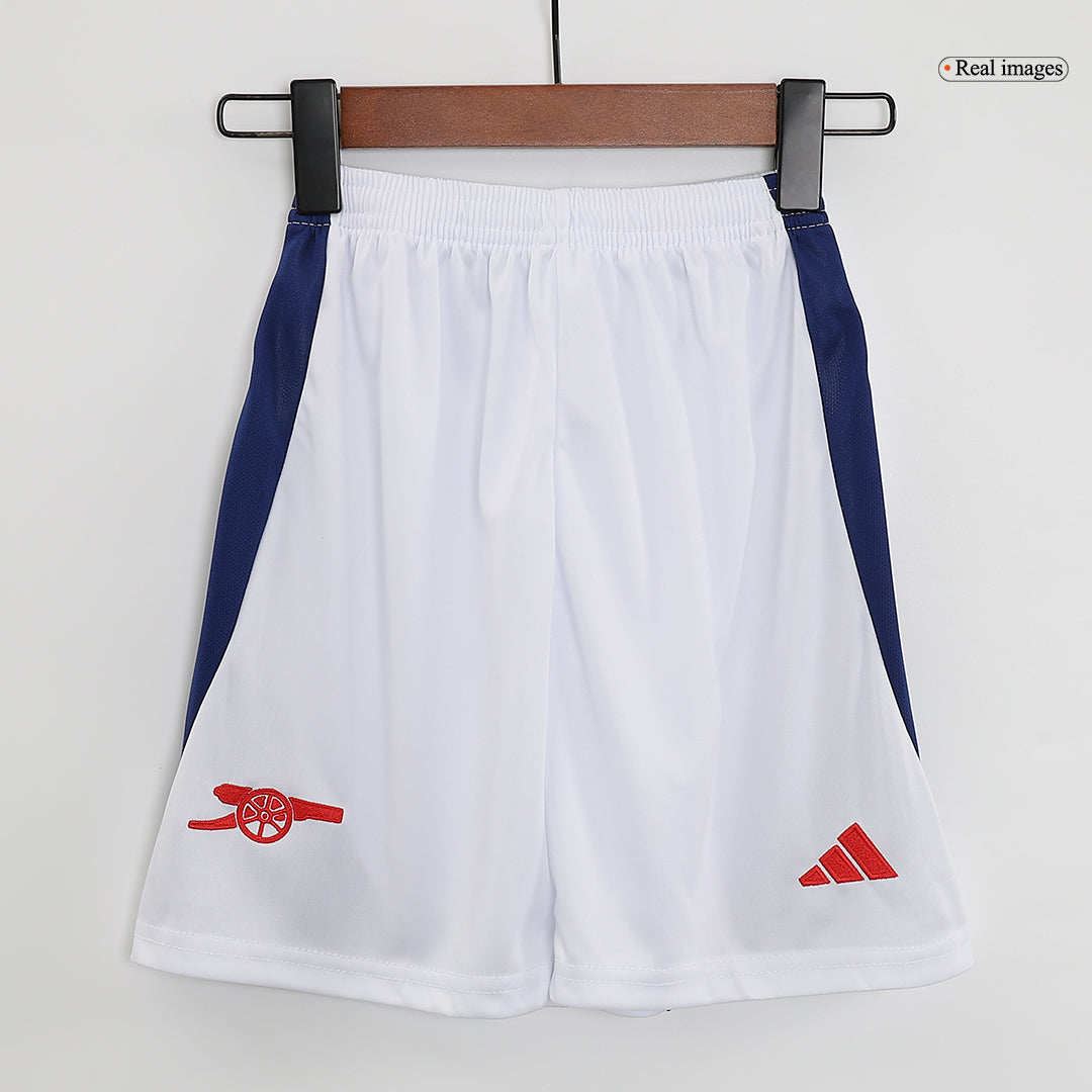 Kit de camiseta de fútbol local del Arsenal para niños (camiseta y pantalones cortos)
