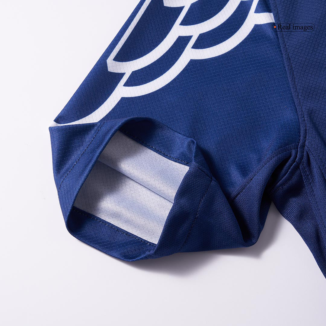 O.DEMBÉLÉ #10 PSG Cuarta camiseta de fútbol visitante 2024/25 Azul marino - UCL