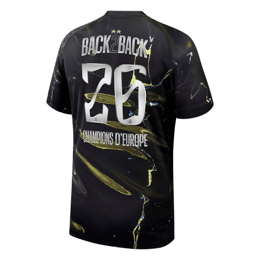Camiseta de fútbol PSG Edición Noche 2025/26 Campeones de Europa 2026 Estampado