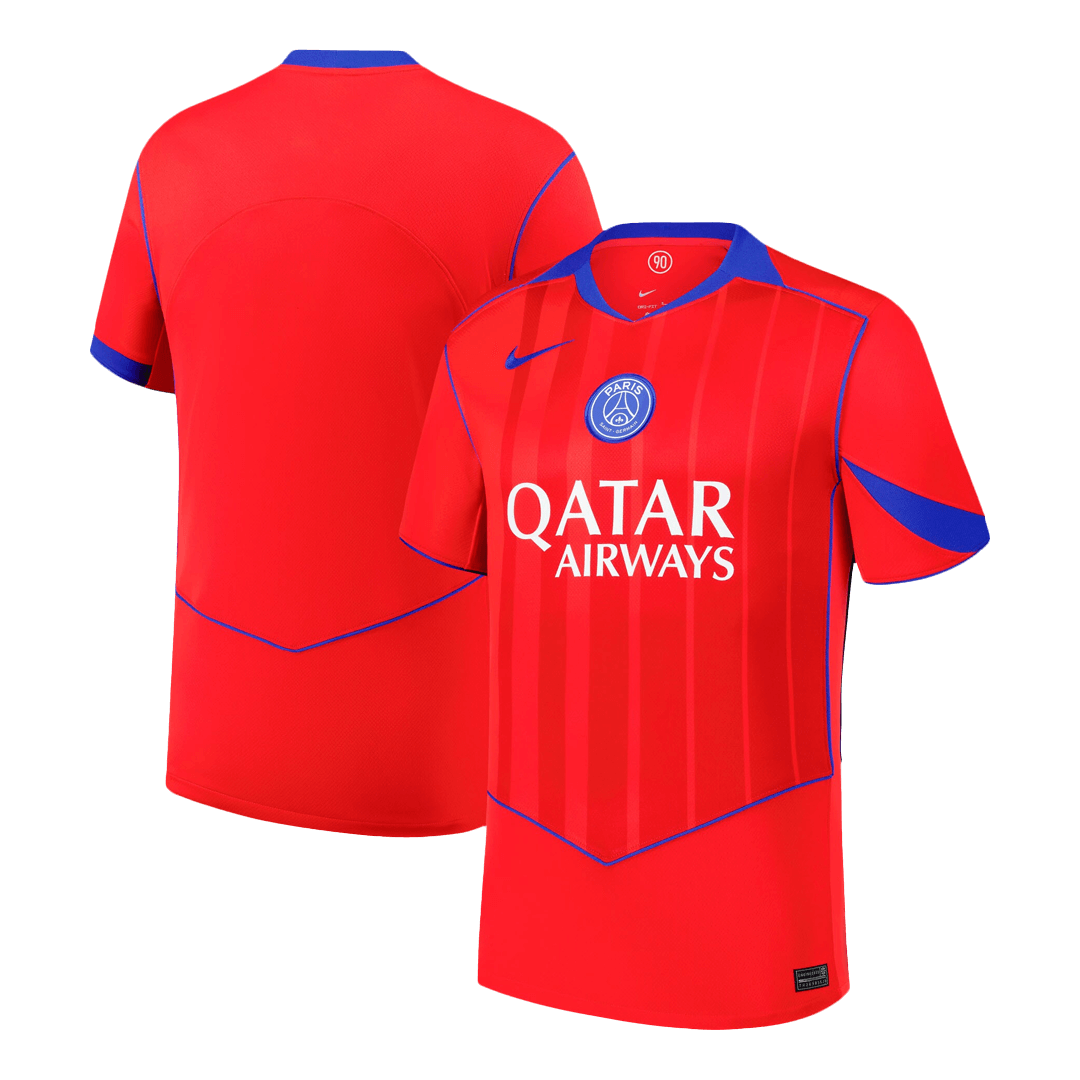Kit de fútbol visitante del PSG (camiseta, pantalón corto y medias) 2025/26