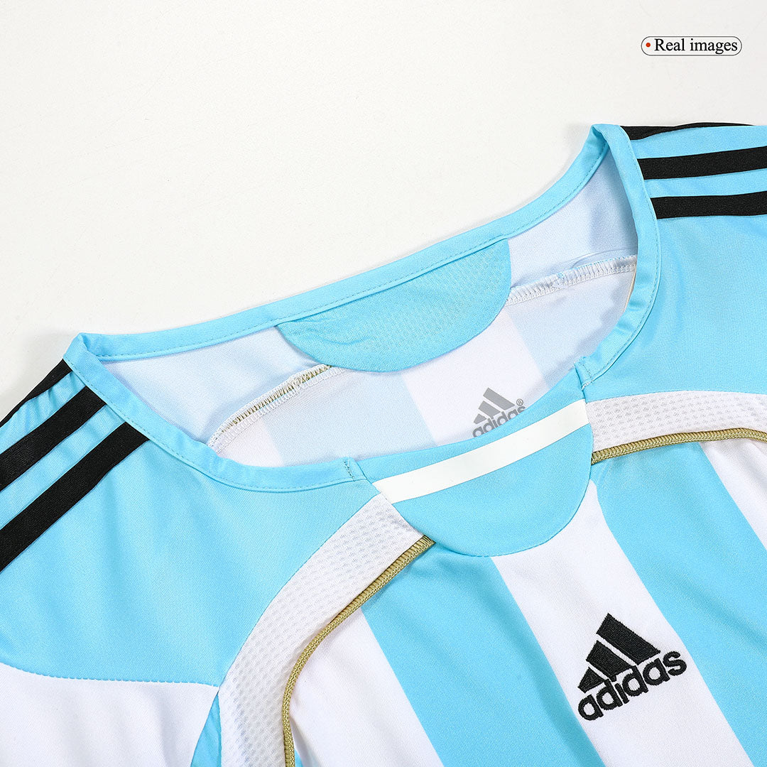 Camiseta retro de fútbol local de Argentina MESSI #19 2006