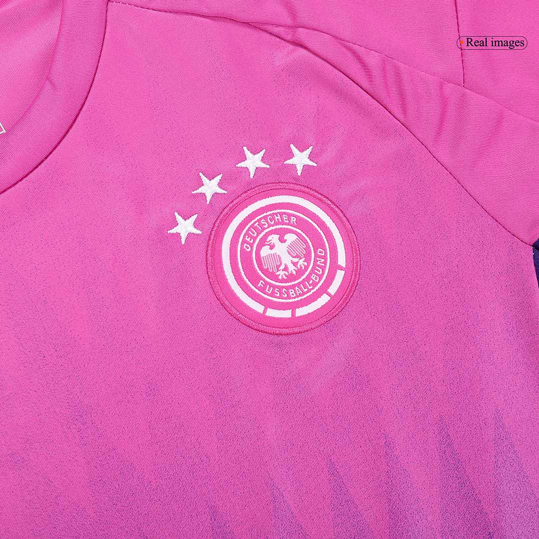 Kit de camiseta de fútbol visitante de Alemania para niños (camiseta, pantalón corto y calcetines) para la Eurocopa 2024