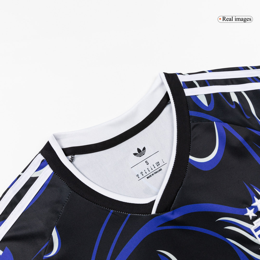 Camiseta de visitante de MESSI #10 de Argentina para el Mundial 2026, color negro.