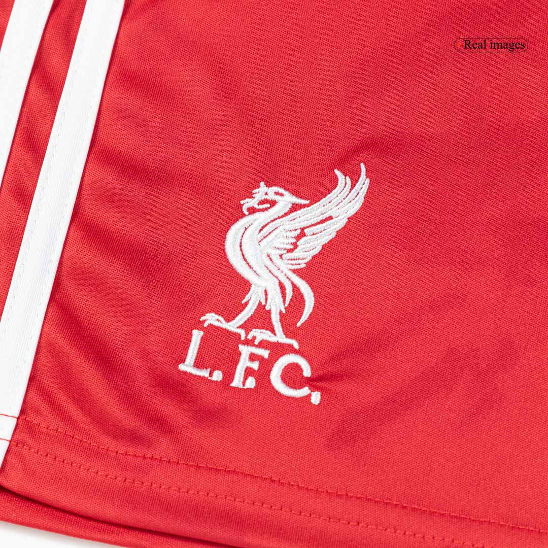 Kit de fútbol local del Liverpool para niños (camiseta y pantalones cortos) 25/26 rojo