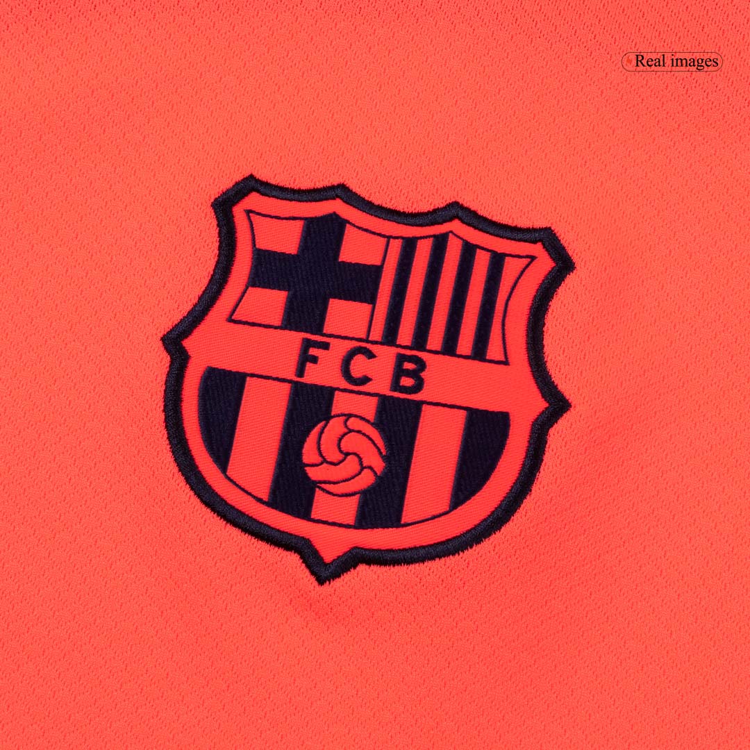 Camiseta de fútbol visitante GAVI #6 del Barcelona 2025/26 (UCL)