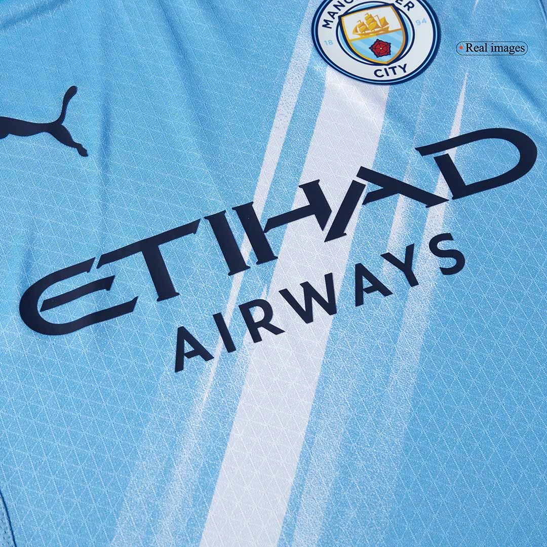 Camiseta de fútbol local auténtica RODRIGO #16 del Manchester City 2025/26, azul - Mundial de Clubes