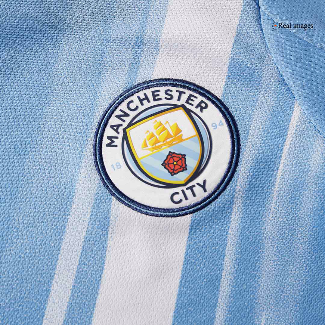 Camiseta local de fútbol RODRIGO #16 del Manchester City 2025/26 Azul - Mundial de Clubes