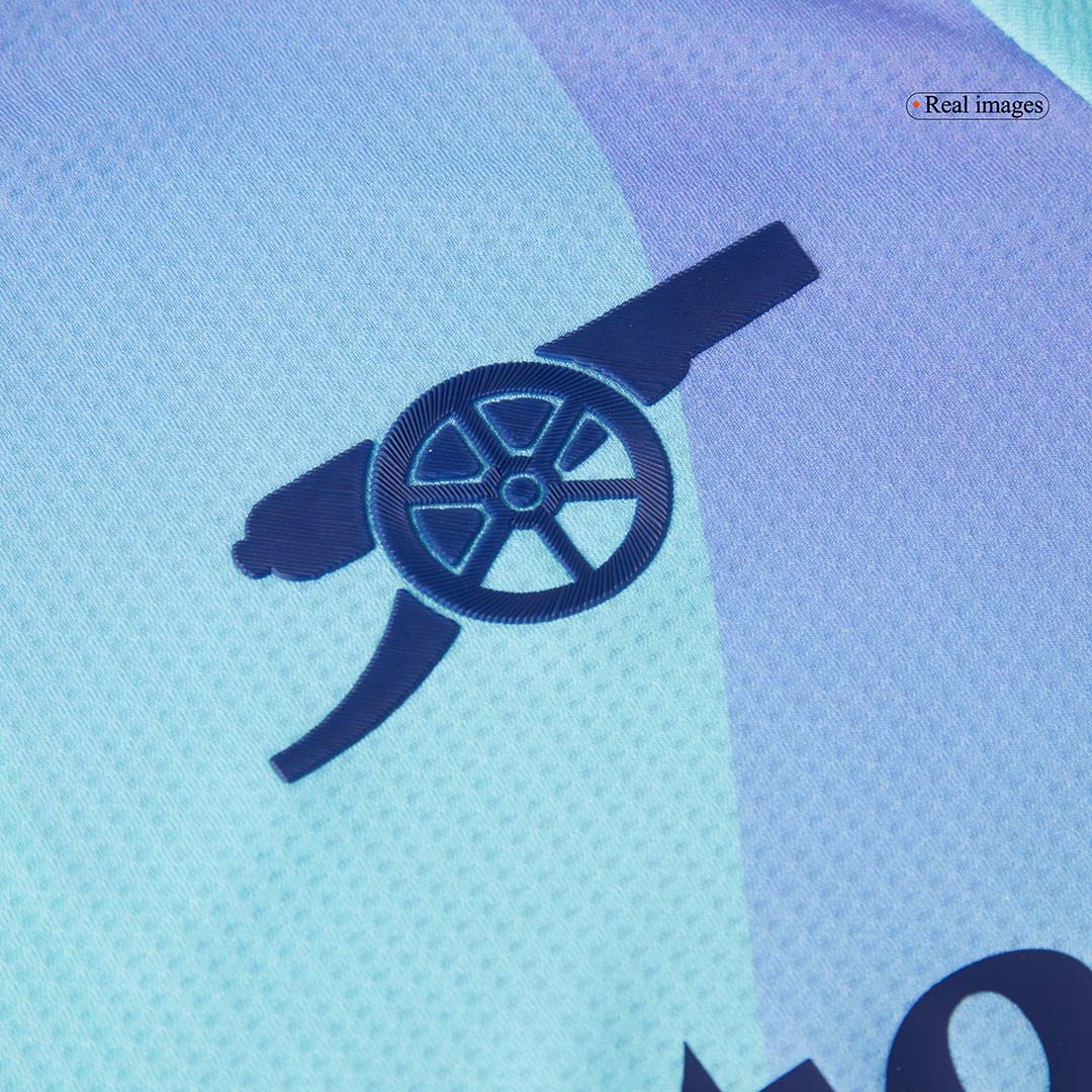 Camiseta de fútbol de visitante auténtica de ØDEGAARD #8 del Arsenal 2024/25