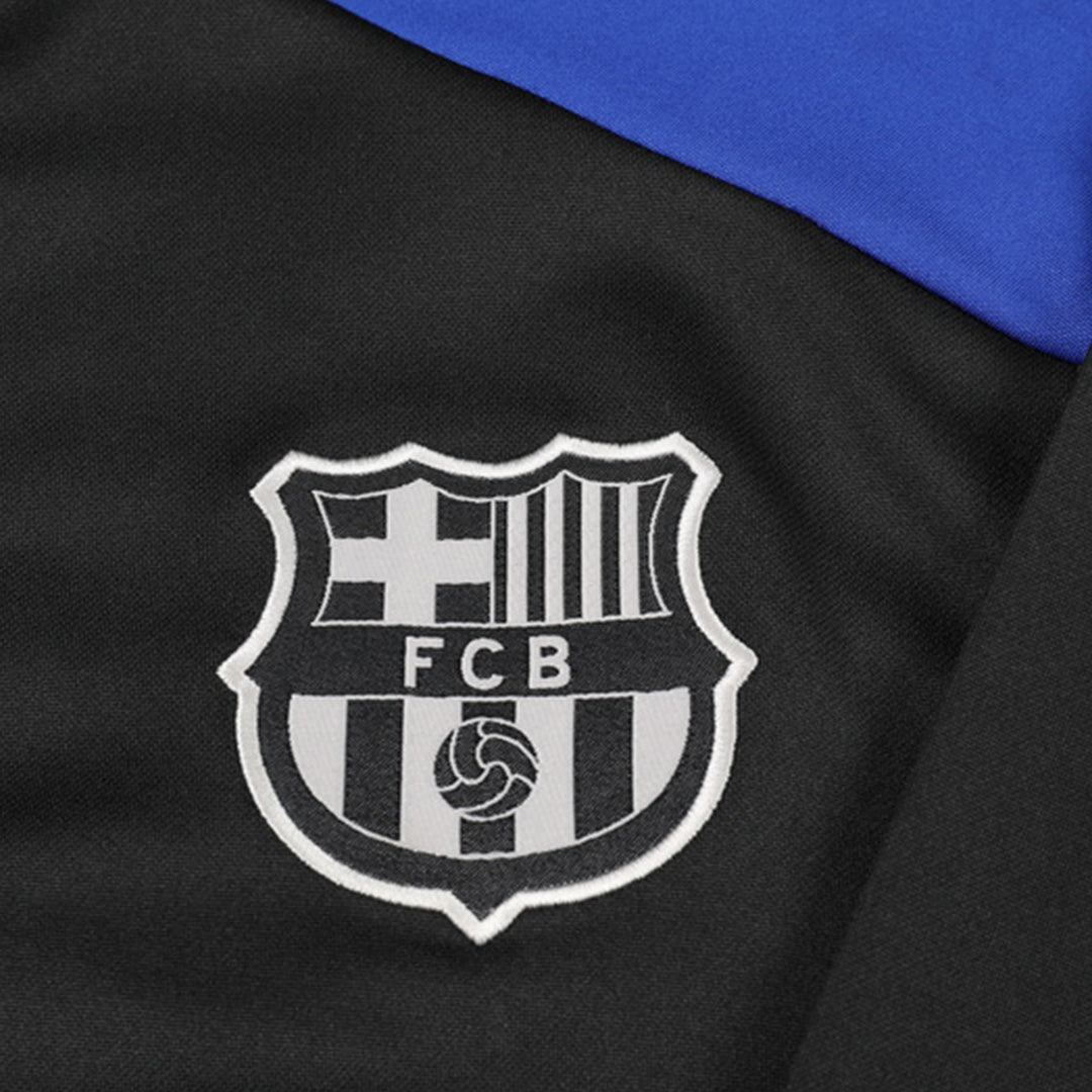 Kit de sudadera con cremallera del Barcelona para niño (camiseta y pantalón) 2024/25
