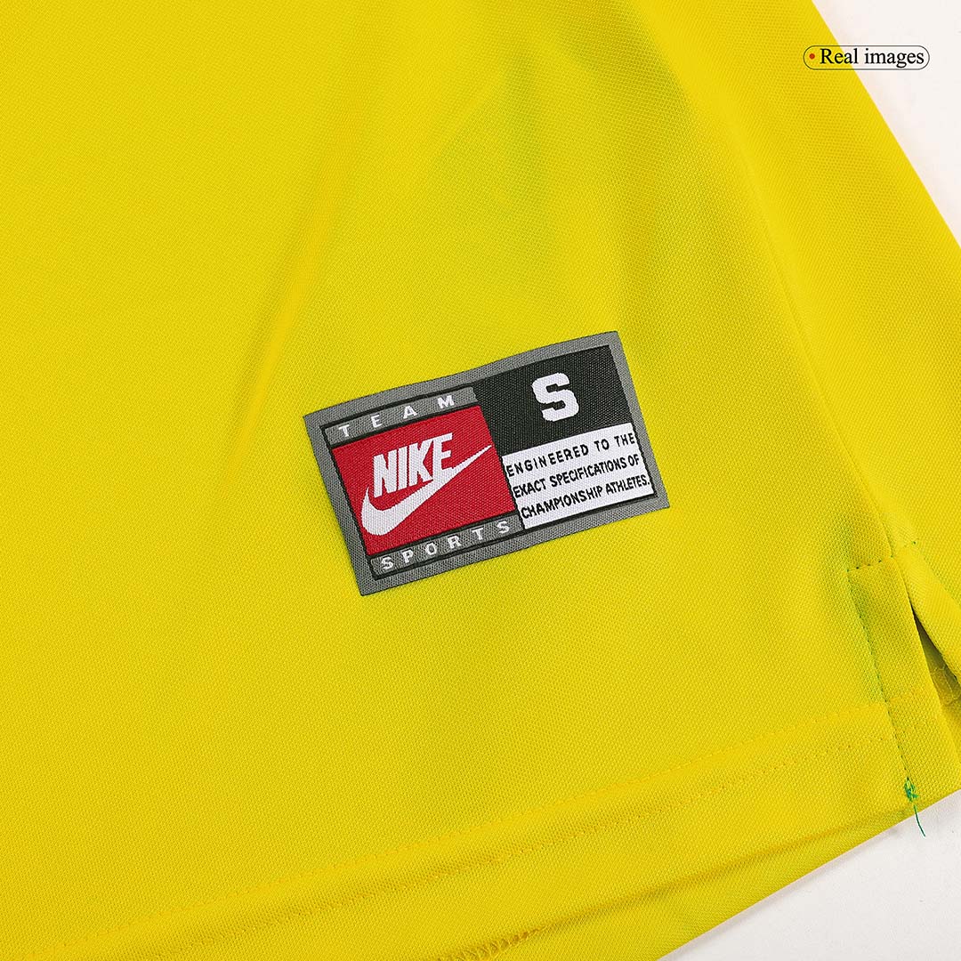Camiseta retro de fútbol local de Brasil RONALDO #9 1998 - Copa del Mundo