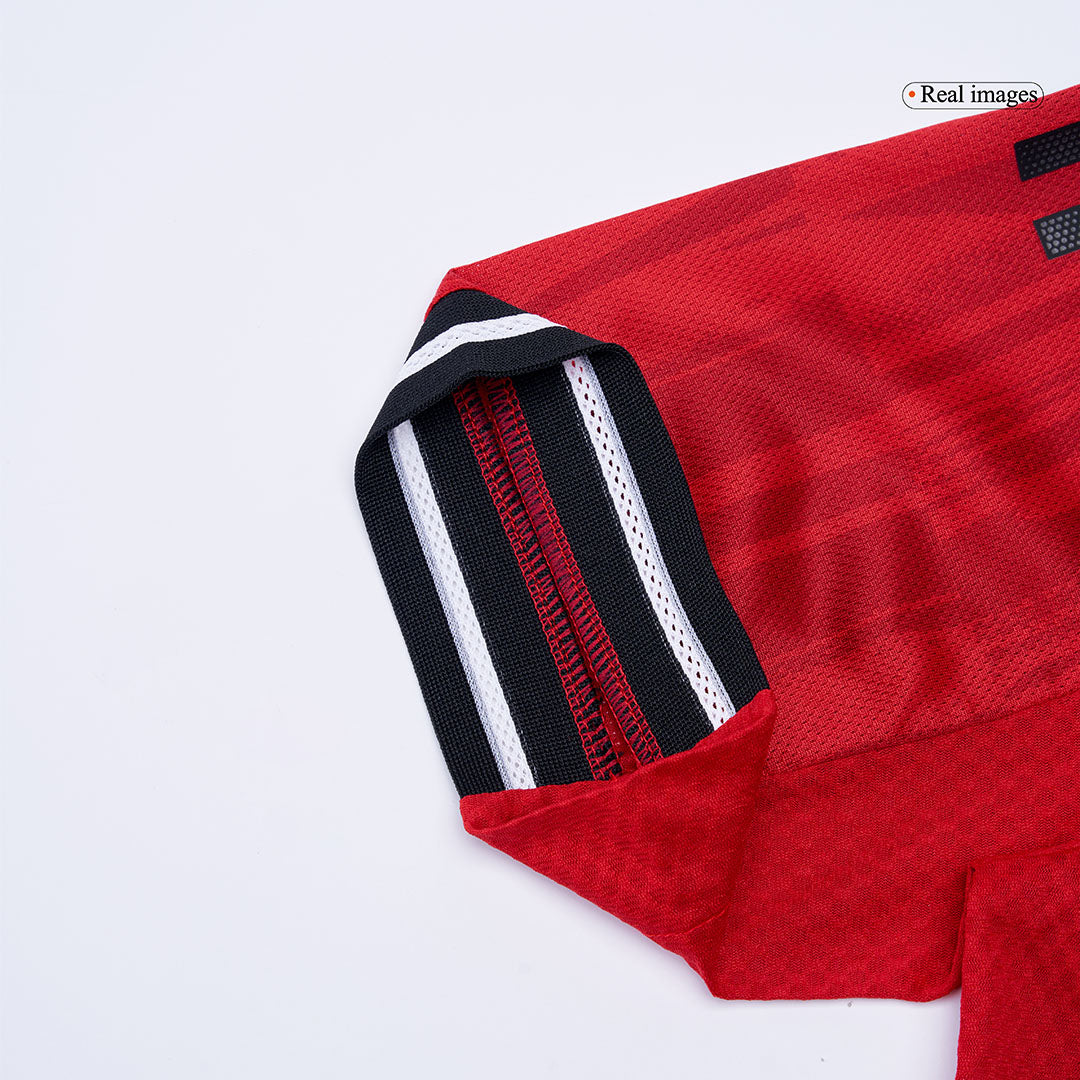 Camiseta de fútbol local auténtica de B.FERNANDES #8 del Manchester United 2025/26, roja