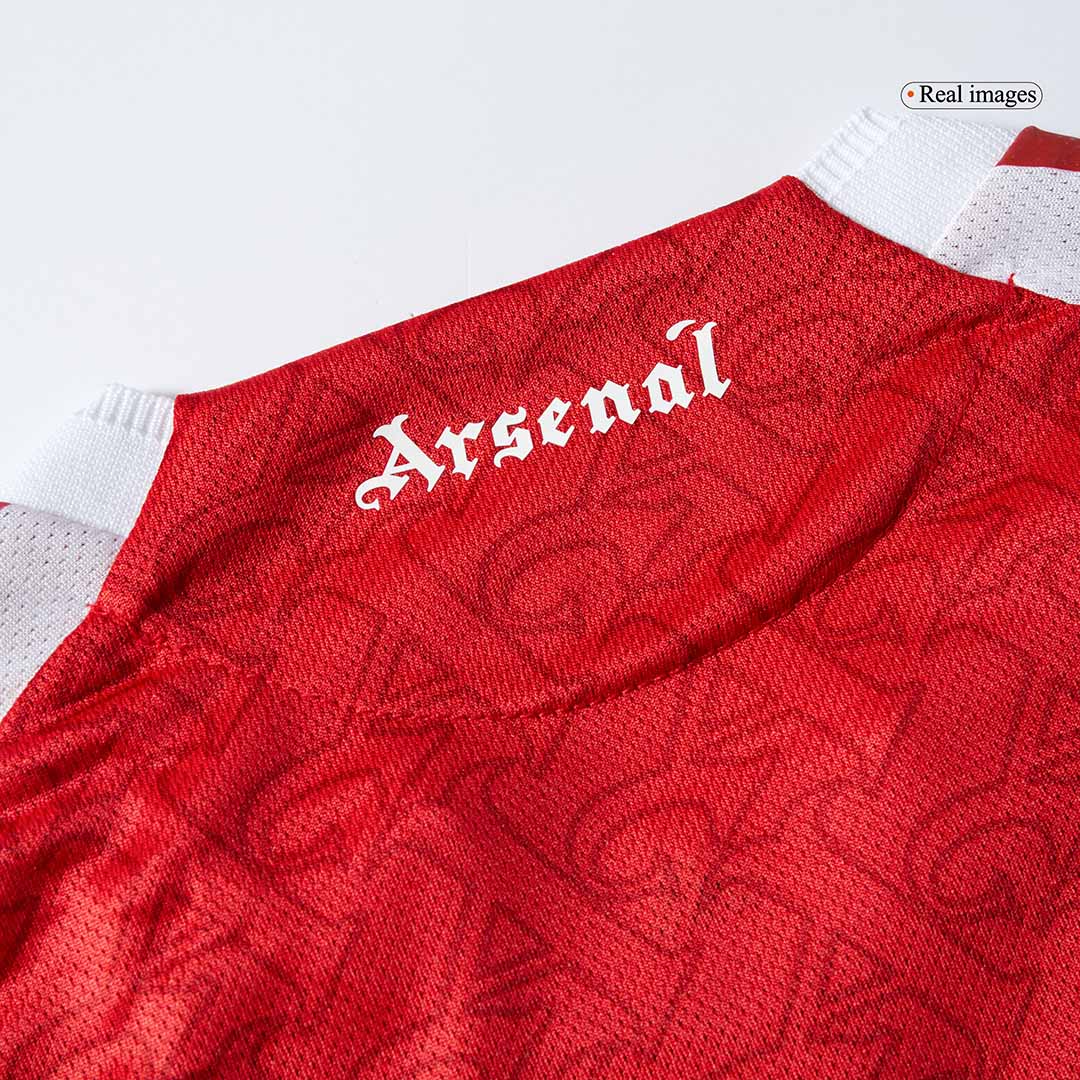 Kit de fútbol local auténtica del Arsenal (Kit, pantalón corto y medias) 2025/26