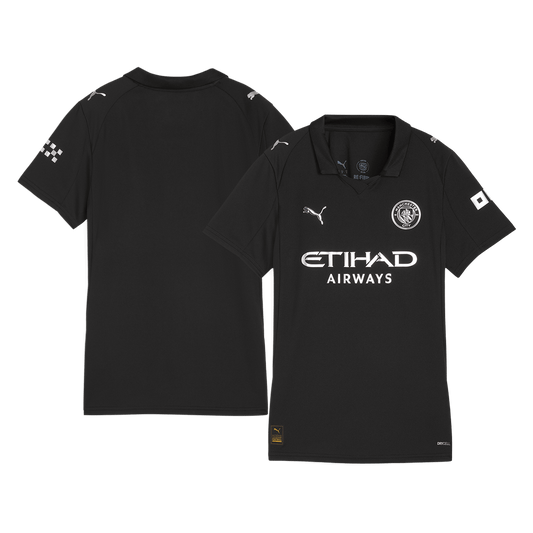 Camiseta de fútbol visitante del Manchester City para mujer 2025/26