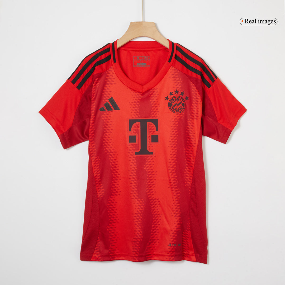 Kit de fútbol local del Bayern Múnich para niño (camiseta y pantalones cortos), color rojo