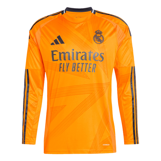 Camiseta de fútbol de manga larga de visitante del Real Madrid (talla grande)