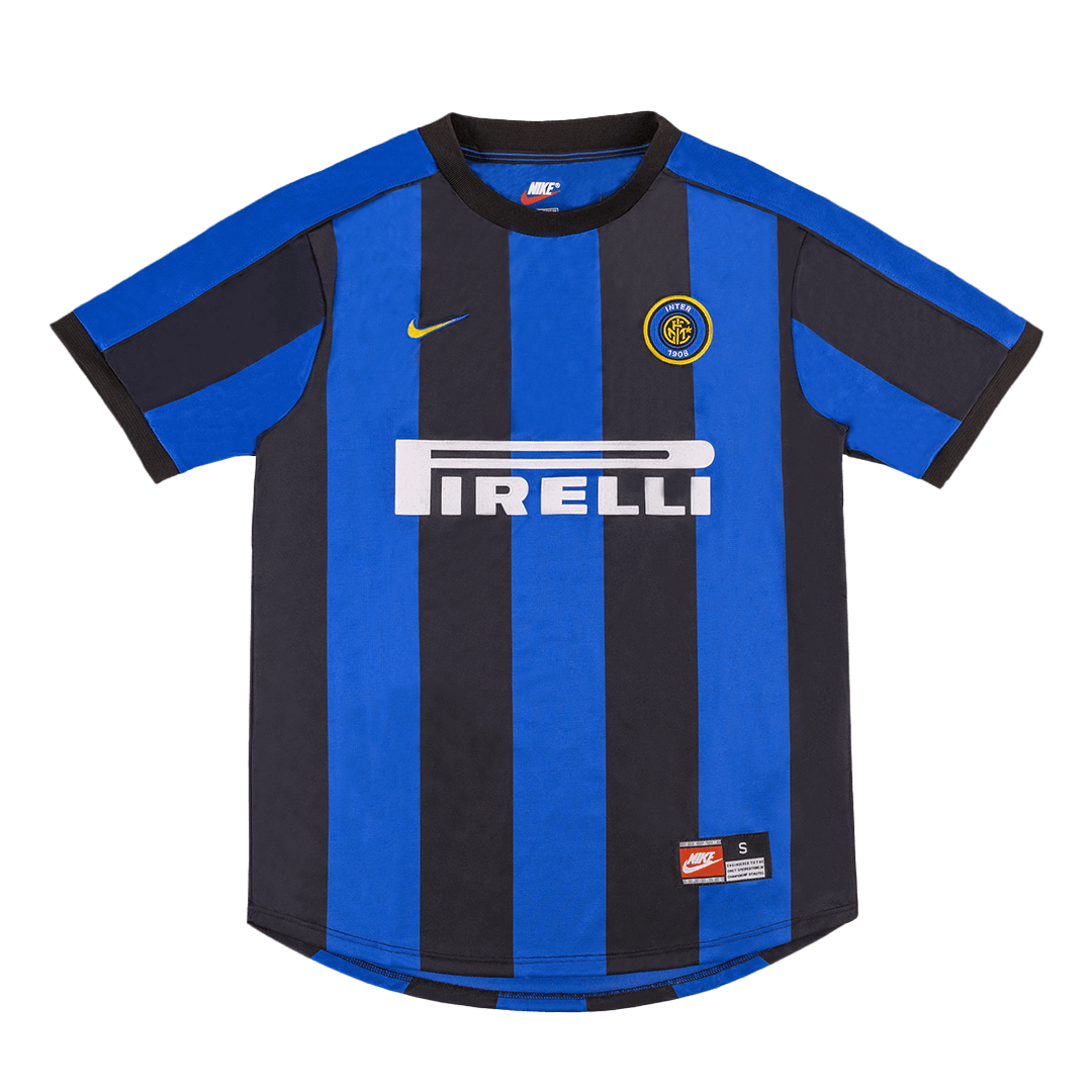 Camiseta de fútbol retro RONALDO #9 1999/00 del Inter de Milán