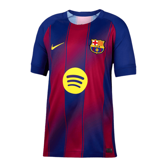 Camiseta de fútbol local del Barcelona LEWANDOWSKI #9 2025/26, roja y azul - UCL