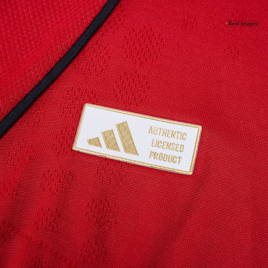 Camiseta de fútbol local auténtica de B.FERNANDES #8 del Manchester United 2025/26, roja