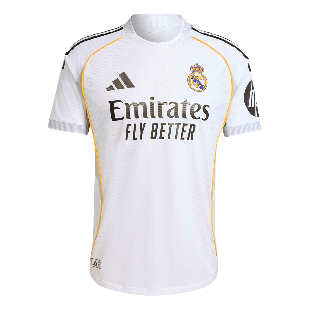 Camiseta de fútbol local del Real Madrid TCHOUAMENI #14 2025/26 auténtica