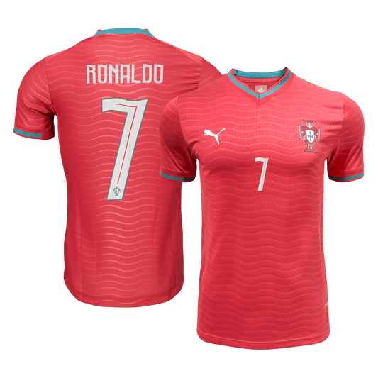 Camiseta de local de Portugal para hombre, RONALDO #7, Copa Mundial 2026 - Corte ajustado