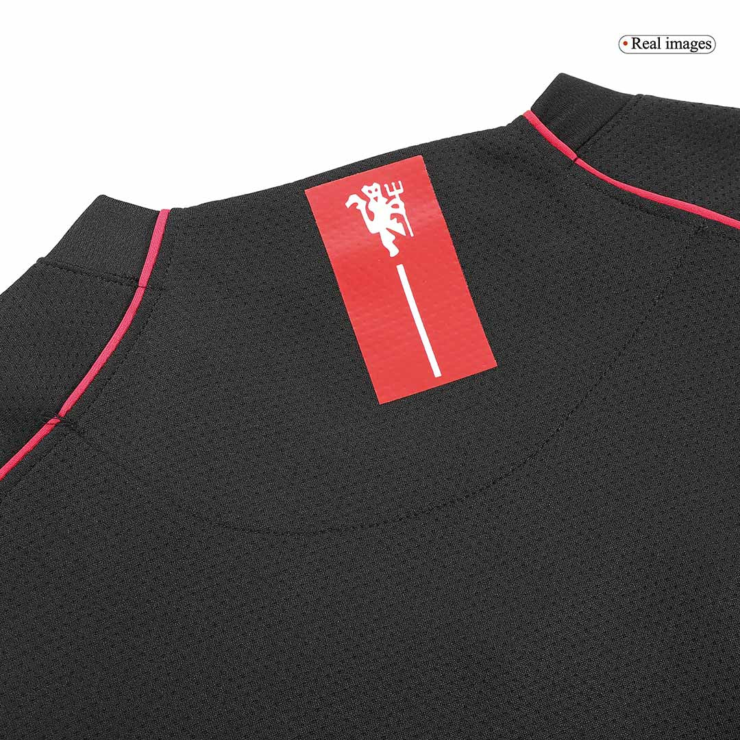 Camiseta de fútbol retro de manga larga de visitante del Manchester United SCHOLES #18 2007/08