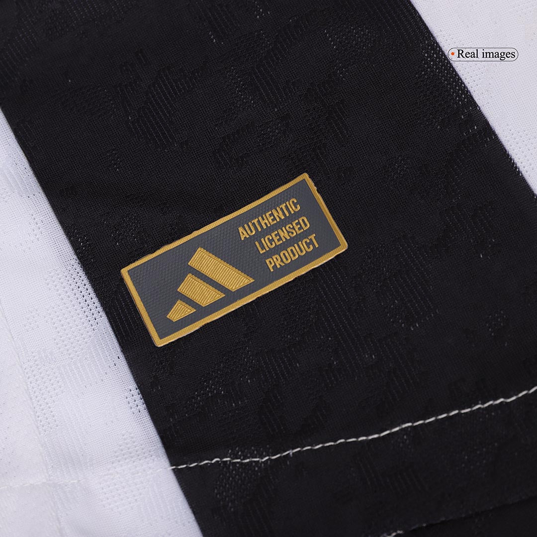 Camiseta de fútbol local auténtica de VLAHOVIĆ #9 de la Juventus 2024/25 - Patrocinador de Save The Children