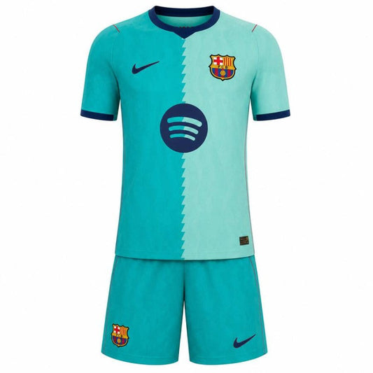 Conjunto de tercera camiseta del Barcelona 2026/27 para niños