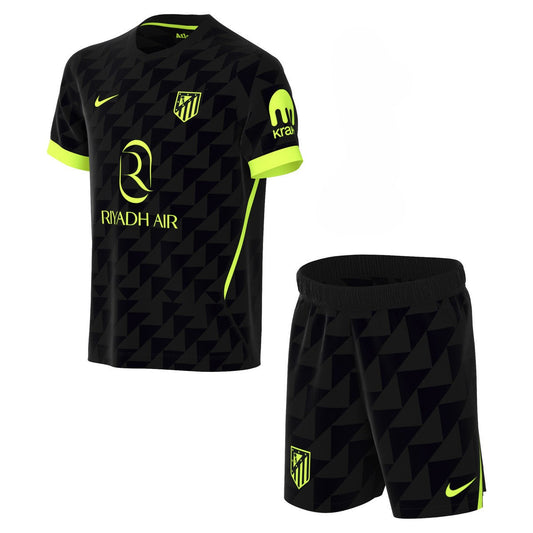 Kit de fútbol visitante del Atlético de Madrid para niño 2026/27