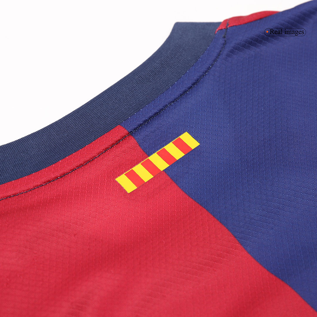 Kit de fútbol local del Barcelona para niños (camiseta y pantalón corto) 2024/25