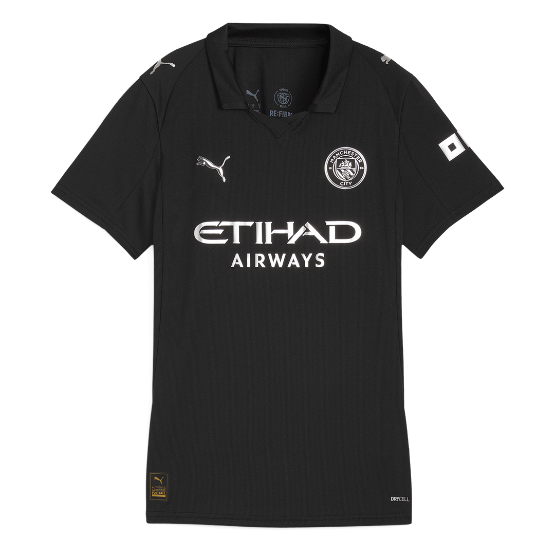 Camiseta de fútbol visitante del Manchester City para mujer 2025/26