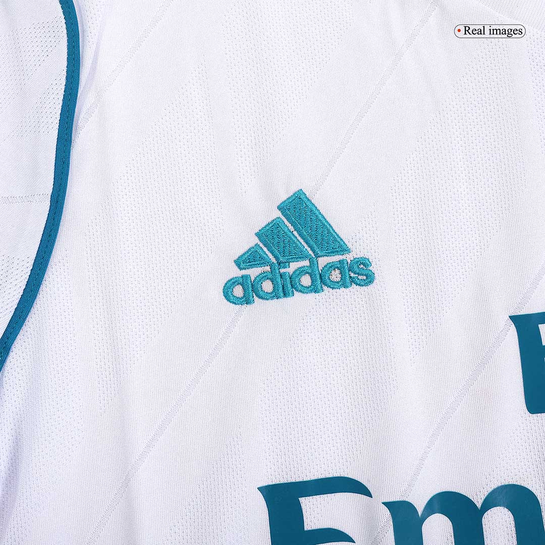 Camiseta de fútbol vintage de local del Real Madrid Benzema #9 2017/18