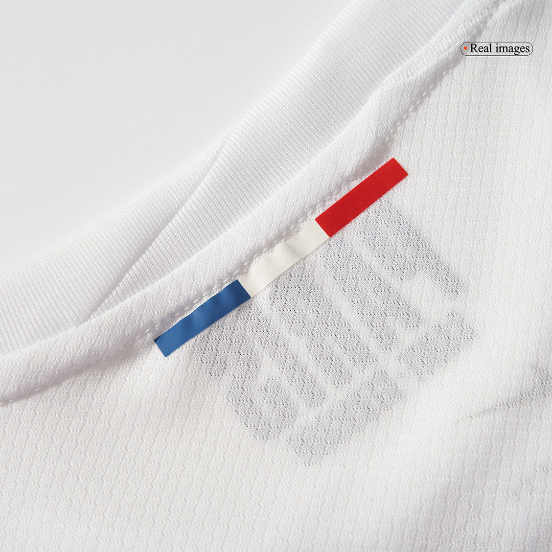 Camiseta de fútbol O.DEMBÉLÉ#10 PSG Segunda equipación 2024/25 Blanca - UCL