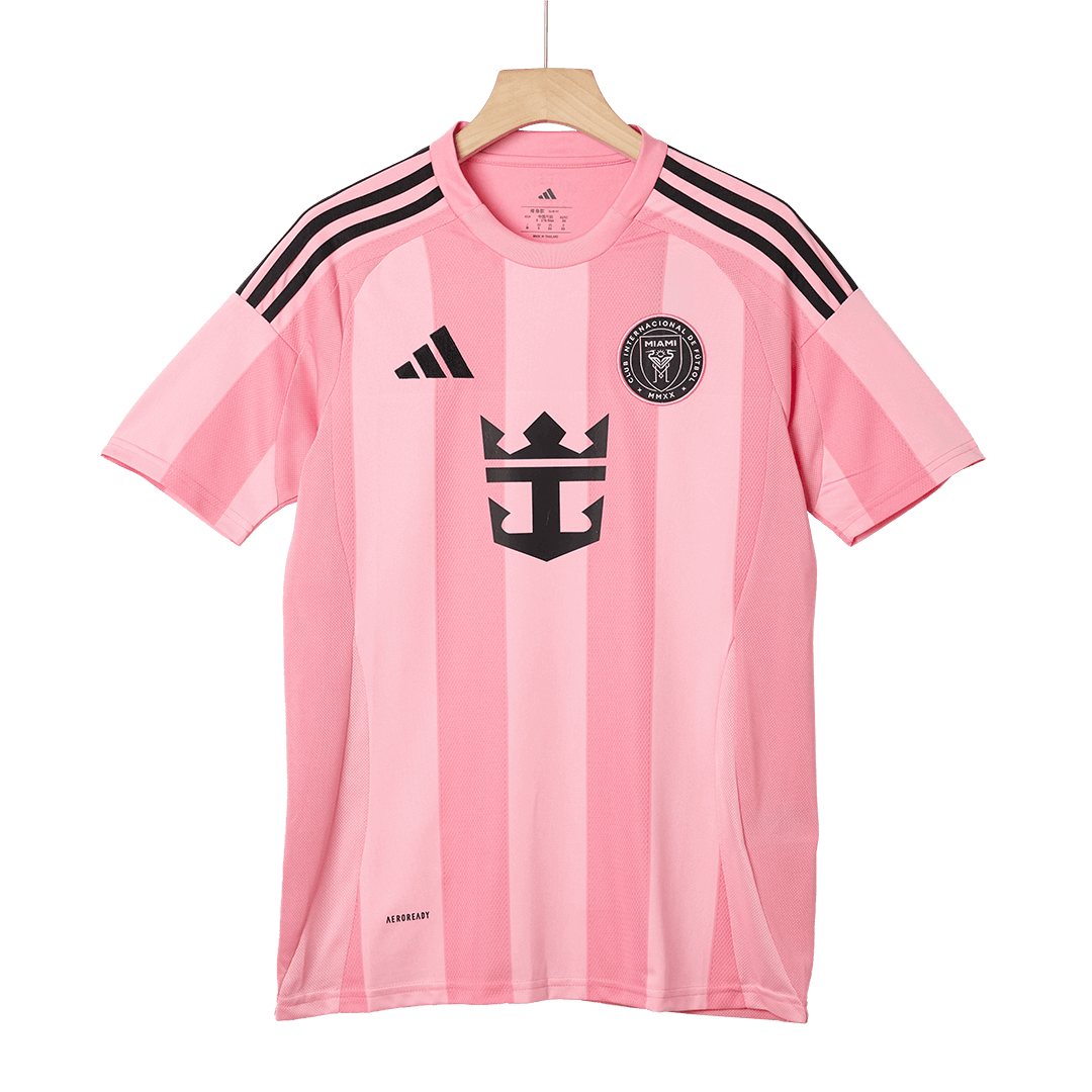 Kit de fútbol local del Inter Miami (camiseta y pantalones cortos) 2025 rosa