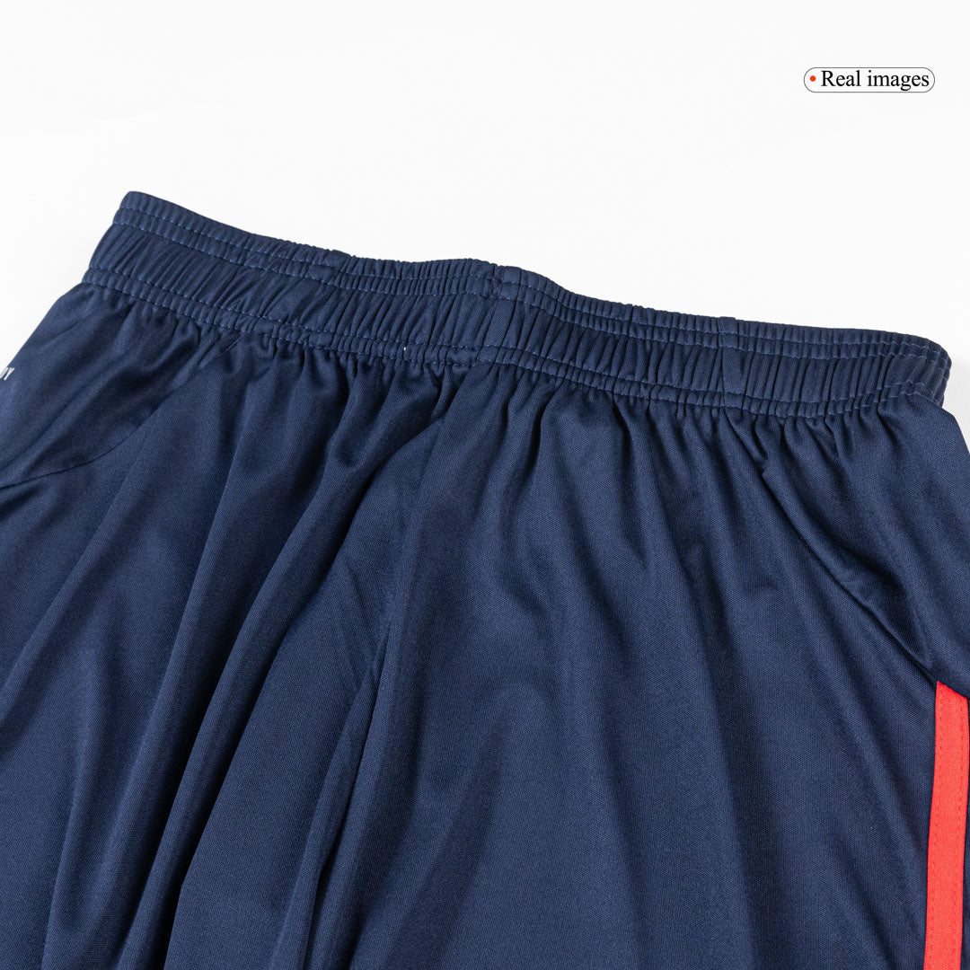 Pantalón corto de fútbol visitante del Arsenal 25/26 azul marino